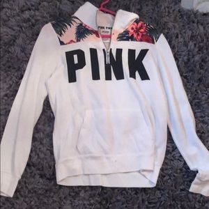 a pink quarter zip size extra small.